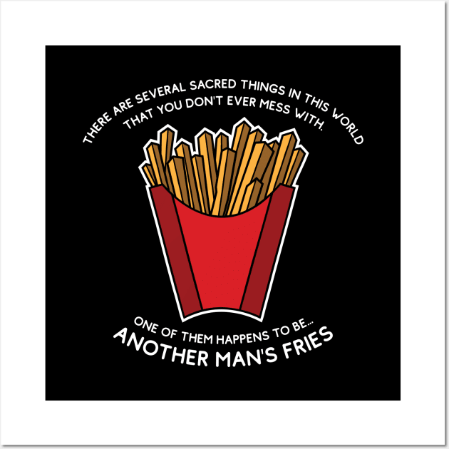 Sacred Fries Wall Art by bryankremkau